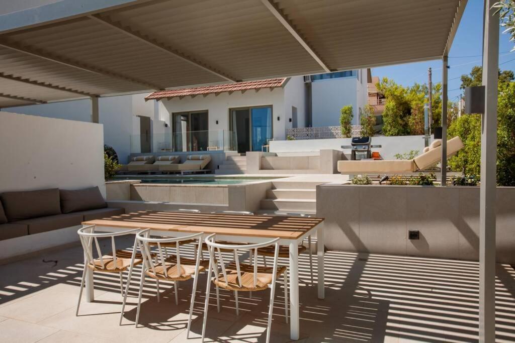 Chania Living Stories Villa With Piano المظهر الخارجي الصورة